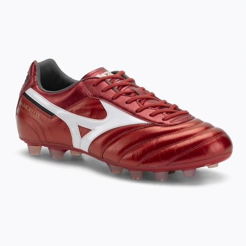Mizuno Morelia II Elite FG men's football boots 40th red/white/black