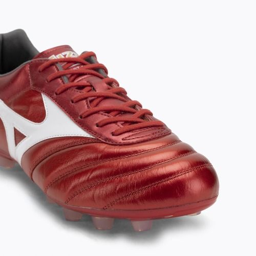 Mizuno Morelia II Elite FG men's football boots 40th red/white/black