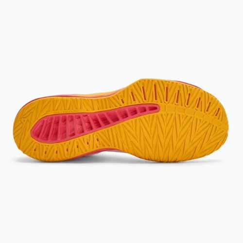 Mizuno Thunder Blade Z Mid white/fiery coral 2/citrus volleyball shoe