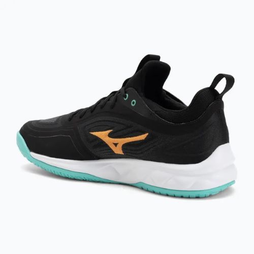 Mizuno Wave Luminous 3 volleyball shoes black/tangelo/ice green