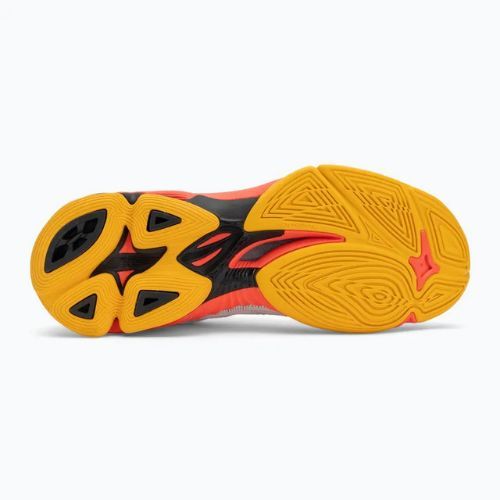 Volleyball shoes Mizuno Wave Voltage 2 white/fiery coral 2/citrus