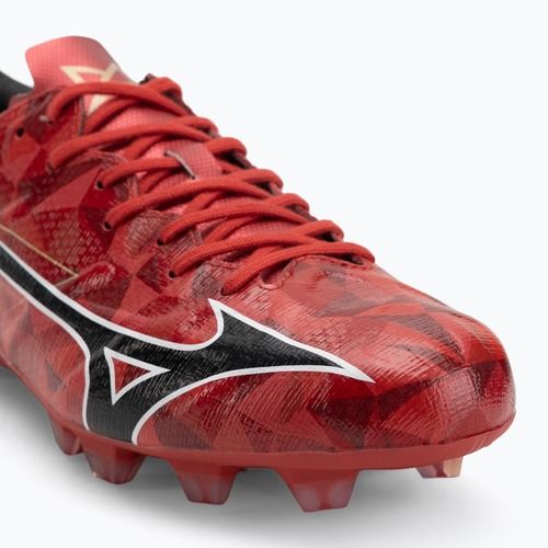 Men's football boots Mizuno α II Pro Md morelia 40th red/black/gold