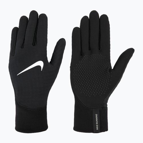 Men's Nike Therma-Fit Pacer Sphere Midweight RG running gloves black/black/silver