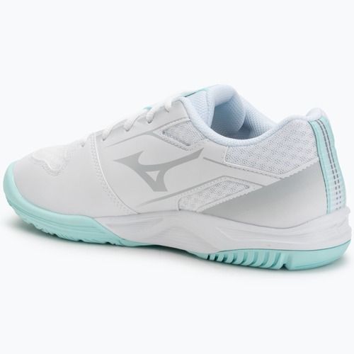 Women's volleyball shoes Mizuno Cyclone Speed 5 white/blue tint
