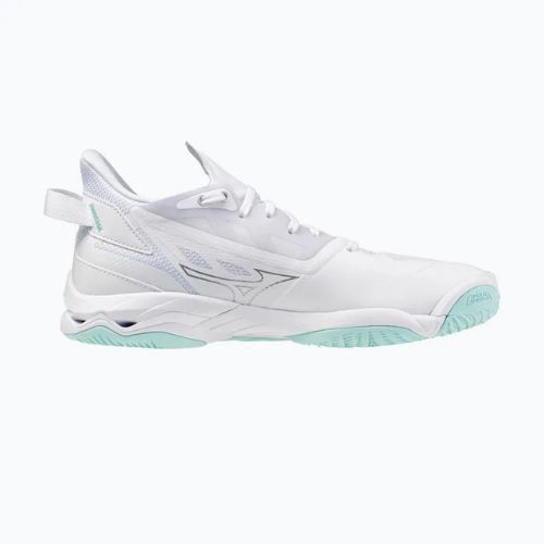 Women's handball shoes Mizuno Wave Mirage 5 white/blue tint