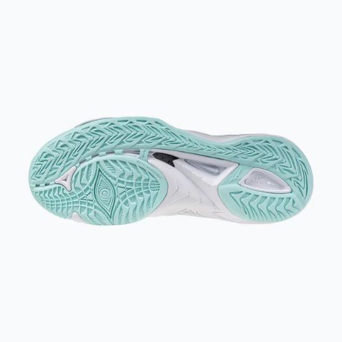 Women's handball shoes Mizuno Wave Mirage 5 white/blue tint