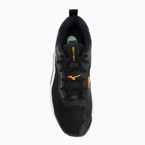 Mizuno Wave Stealth Neo 2 handball shoes black/tangelo/ice green