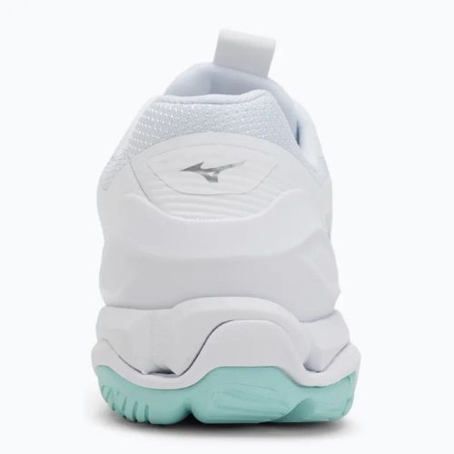 Women's handball shoes Mizuno Wave Stealth 6 white/blue tint