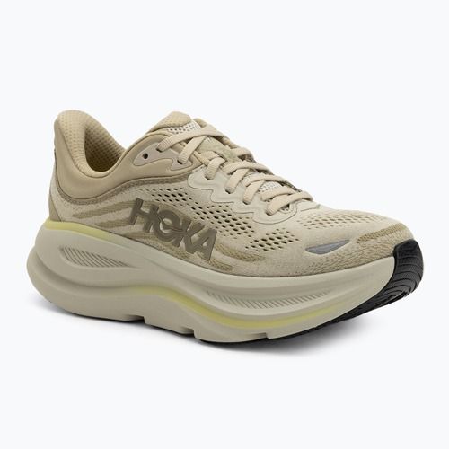 Men's running shoes HOKA Bondi 9 grassland/oyster mushroom