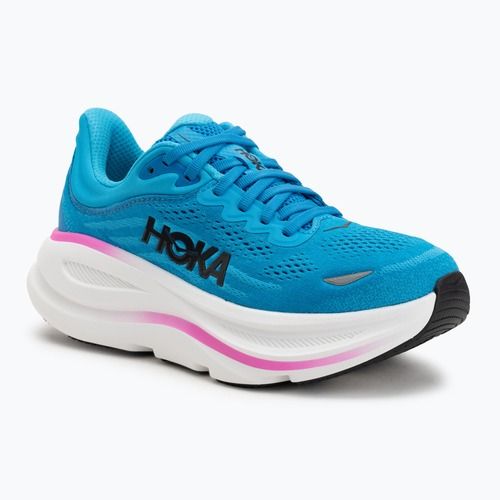 Women's running shoes HOKA Bondi 9 skyward blue/neon fuchsia