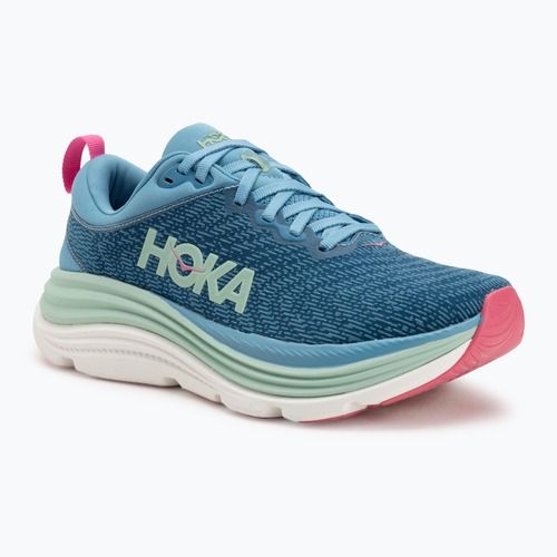 Women's running shoes HOKA Gaviota 5 alpine blue/jadeite