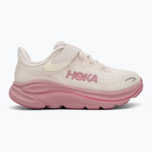 HOKA Clifton 10 rose cream/dried rose children's running shoes