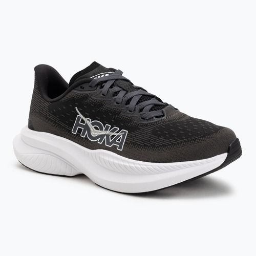 Women's running shoes HOKA Mach 6 black/white