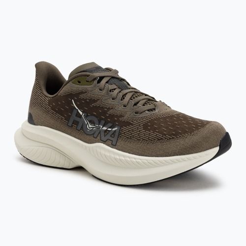 HOKA Mach 6 men's running shoes antique olive/truffle salt