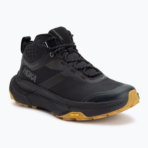 Men's trekking boots HOKA Transport Hike GTX black/black