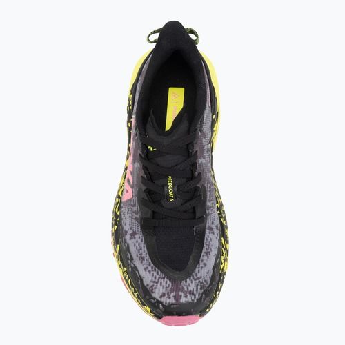 Women's running shoes HOKA Speedgoat 6 black/neon rose