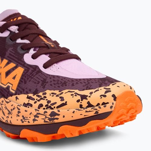 Children's running shoes HOKA Speedgoat 6 flower nectar/neon tangerine