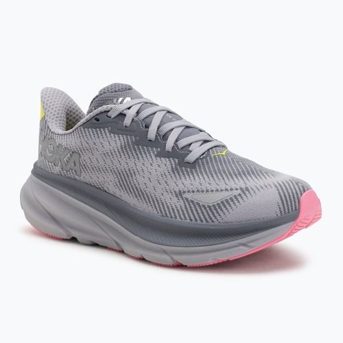 Women's running shoes HOKA Clifton 9 GTXgrey skies/foggy green