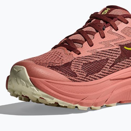 Women's running shoes HOKA Challenger 8 blush/dark cedar