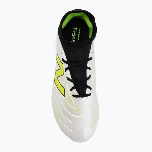Children's football boots New Balance Tekela Team Low JR FG white