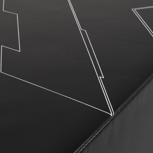 TREXO 30 cm black foldable plyometric box