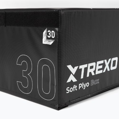 TREXO 30 cm black foldable plyometric box