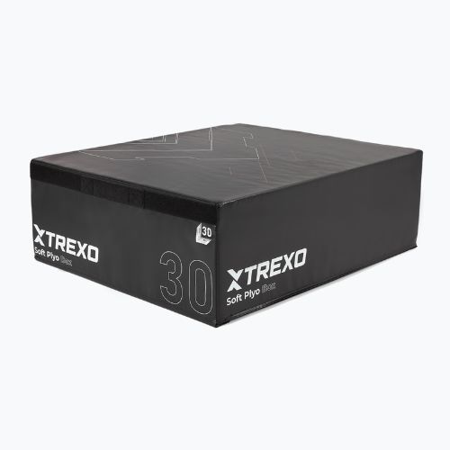 TREXO 30 cm black foldable plyometric box