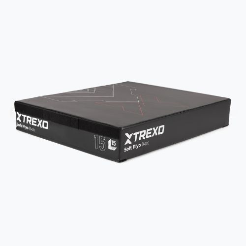 TREXO 15 cm black foldable plyometric box