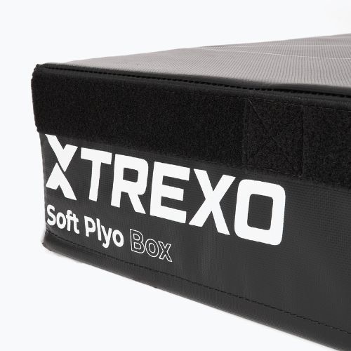 TREXO 15 cm black foldable plyometric box