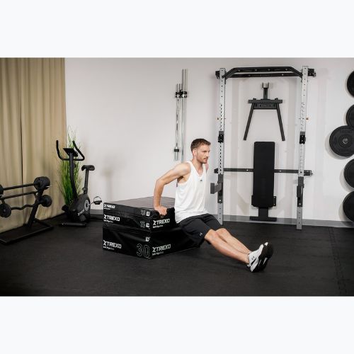Foldable plyometric box XTREXO 7,5 cm black