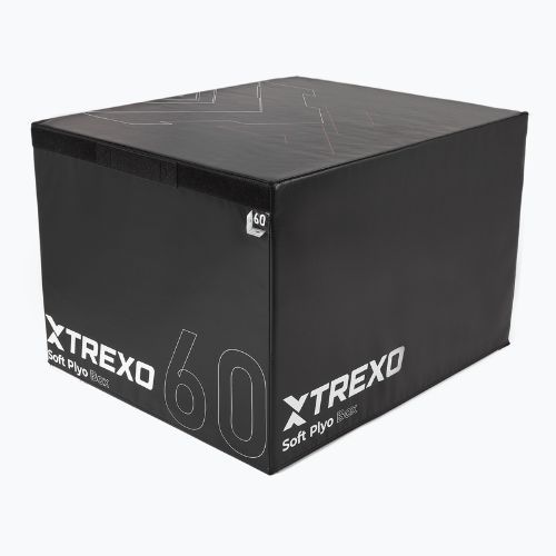 Foldable plyometric box XTREXO 60 cm black