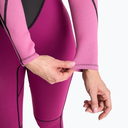 Women's surfing wetsuit AQUASTIC neoprene 3/2 mm WAVEY pink