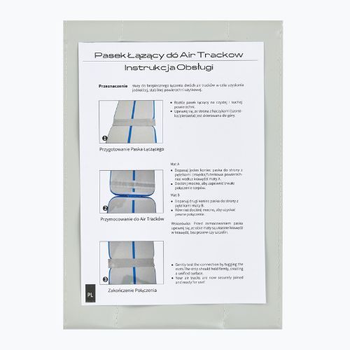 Gymnastics track connector XTREXO Air Track white