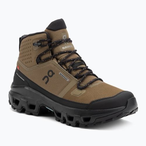 Men's hiking boots On Cloudrock Mid Waterproof hunter/black