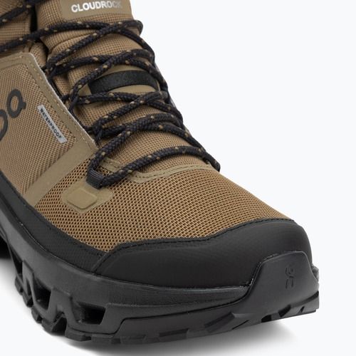 Men's hiking boots On Cloudrock Mid Waterproof hunter/black
