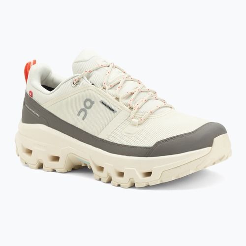 Men's hiking boots On Cloudrock Low Waterproof ivory/ivory
