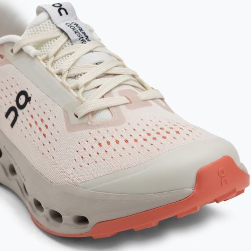 Women's running shoes On Cloudsurfer Trail 2 ivory/salmon