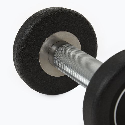 Rubber-coated cast iron dumbbell XTREXO Pro 2 kg black
