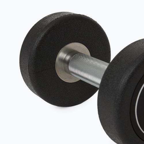 Rubber-coated cast iron dumbbell XTREXO Pro 6 kg black
