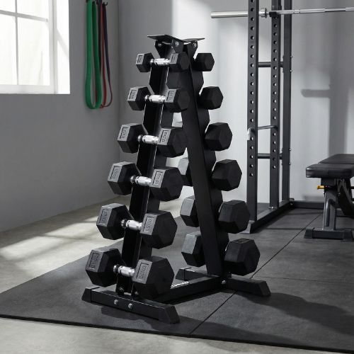 Dumbbell rack XTREXO black