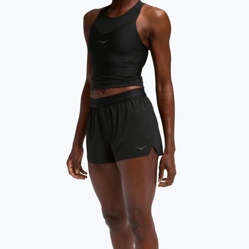 Women's running shorts HOKA Race Day Split black