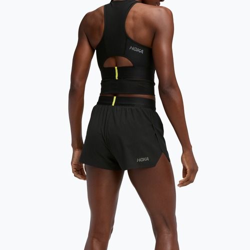 Women's running shorts HOKA Race Day Split black