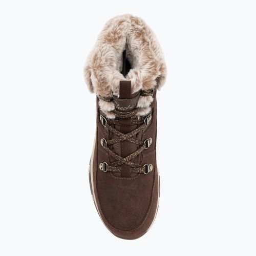 Women's shoes Skechers Trego Snow Worries chocolate