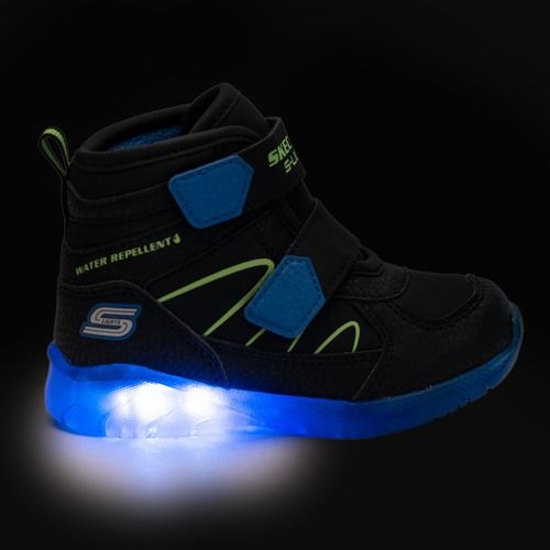 Children's shoes SKECHERS Illumi-Brights Splash Beams black/blue/lime