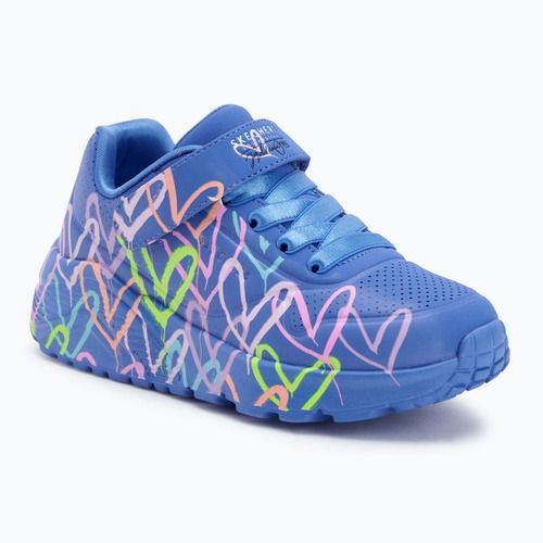 Children's shoes SKECHERS Uno Lite Love Levitate blue/multi
