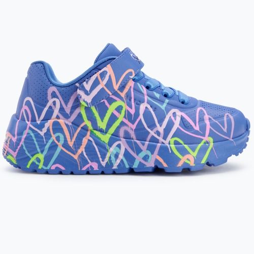 Children's shoes SKECHERS Uno Lite Love Levitate blue/multi