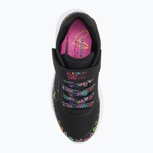 Children's shoes SKECHERS Uno Lite Heart Craze black/multi