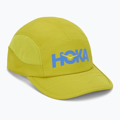 Baseball cap HOKA Run pea green