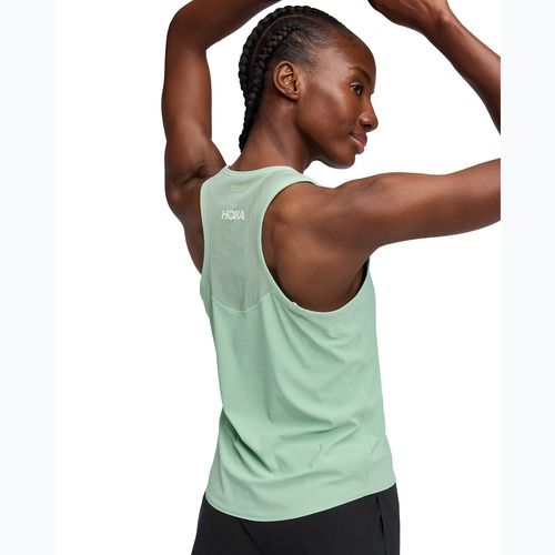 Women's running top HOKA Airolite Tank 2.0 jade