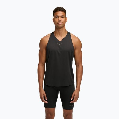 Men's running top HOKA Race Singlet hoka black